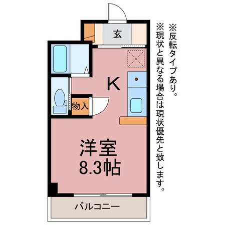 サンライズ羽根井の物件間取画像